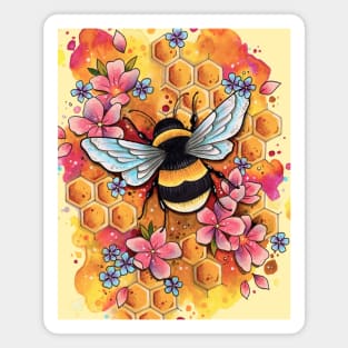 The Original Bumble Bee by Lorna Laine Magnet